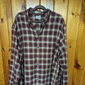 Men's LLBean Plaid Shirt XXL Tall
